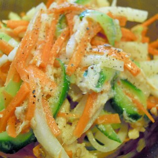 ツナと根菜のサラダ